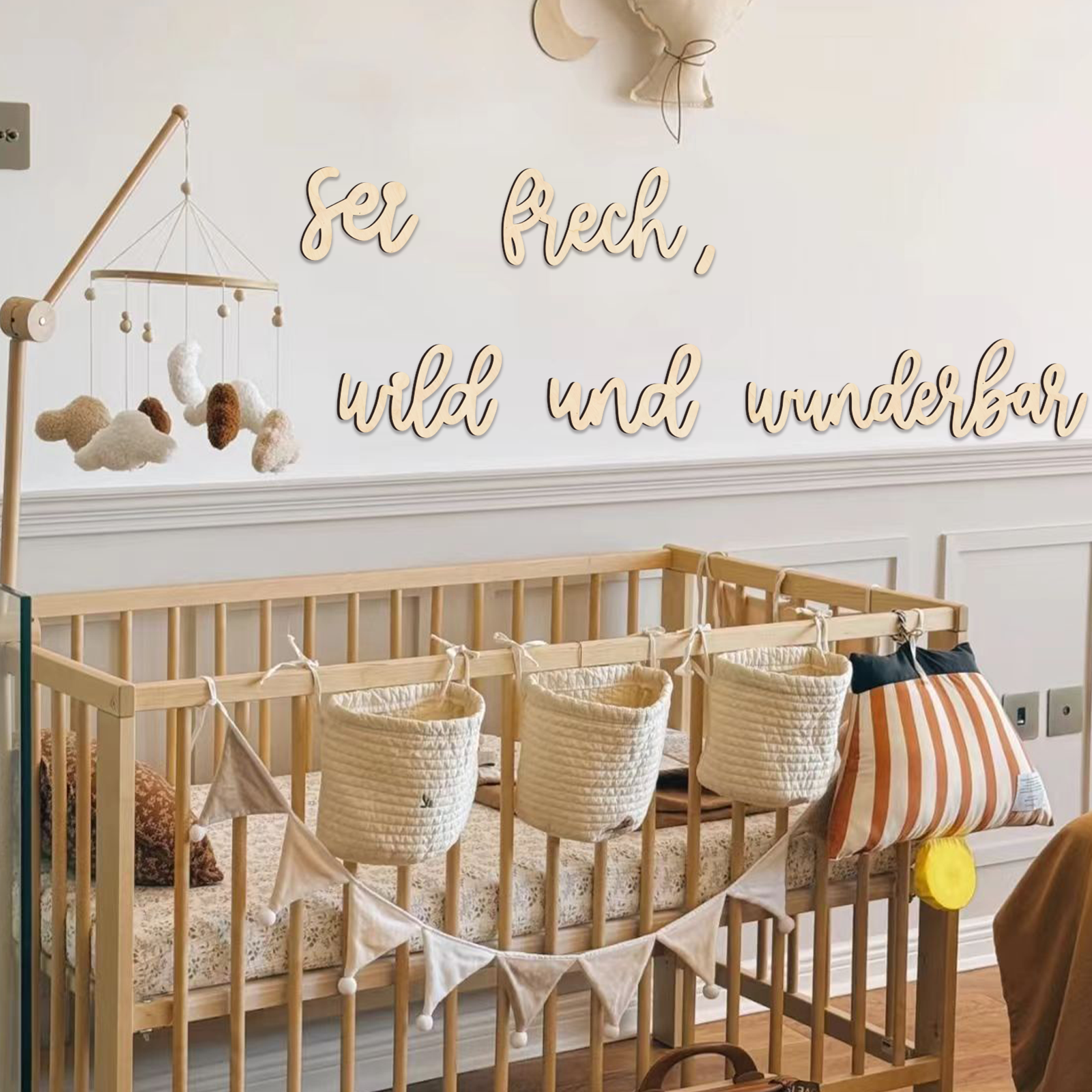 Baby Nursery Sets - German Wooden Nursery Sign - 
