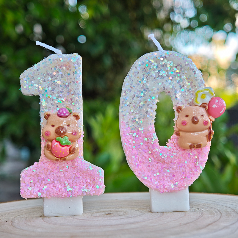 Baby Food Processor - New Capybara Candles Cake Decorating Theme