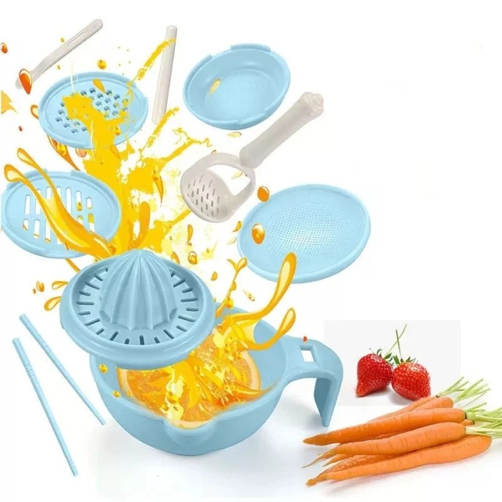 Baby Food Processor - Solid color Baby Food Grinding Bowl