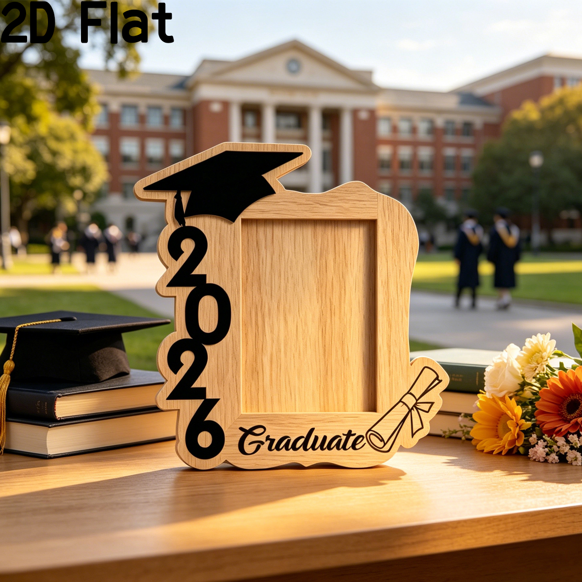 Baby Nursery Office - 1Pc Custom Creative Wooden Photo Album