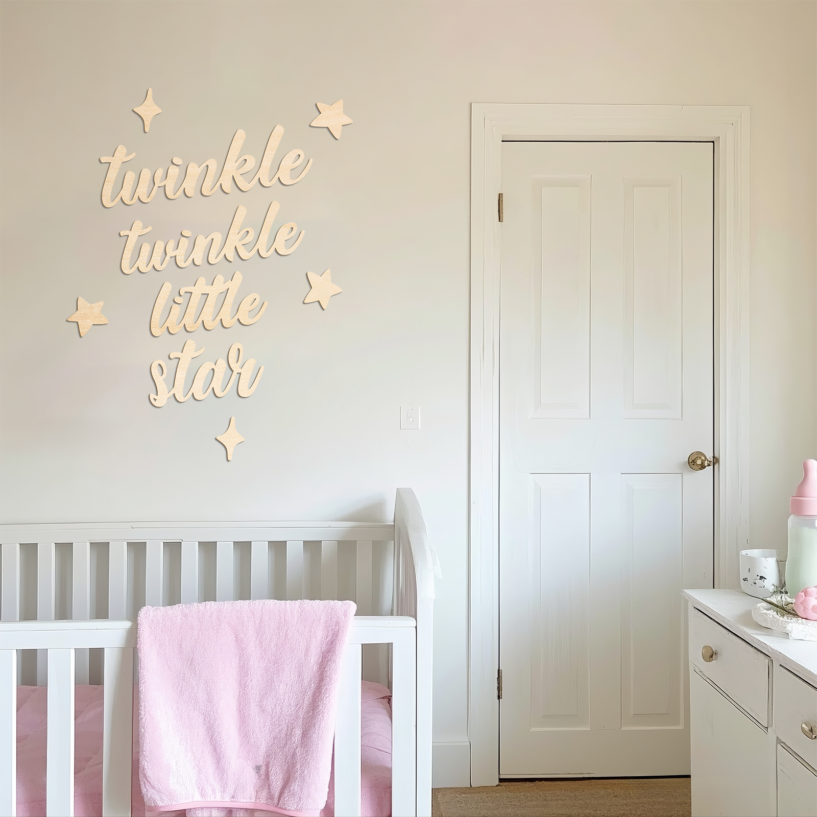Twinkle Twinkle Little Star Wo - Baby Nursery Wall Decor 리뷰 및 가격