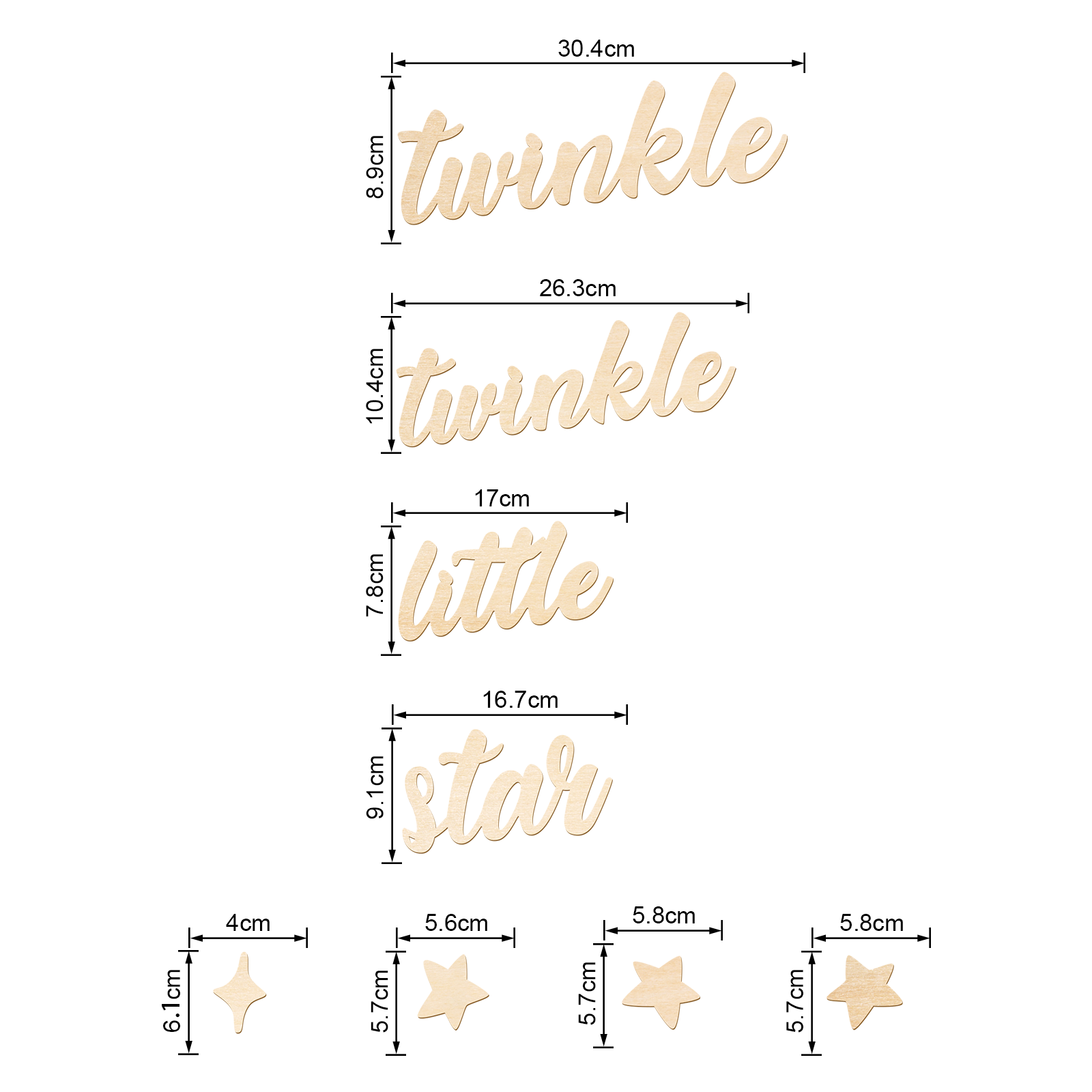 Twinkle Twinkle Little Star Wo - Baby Nursery Wall Decor 리뷰 및 가격