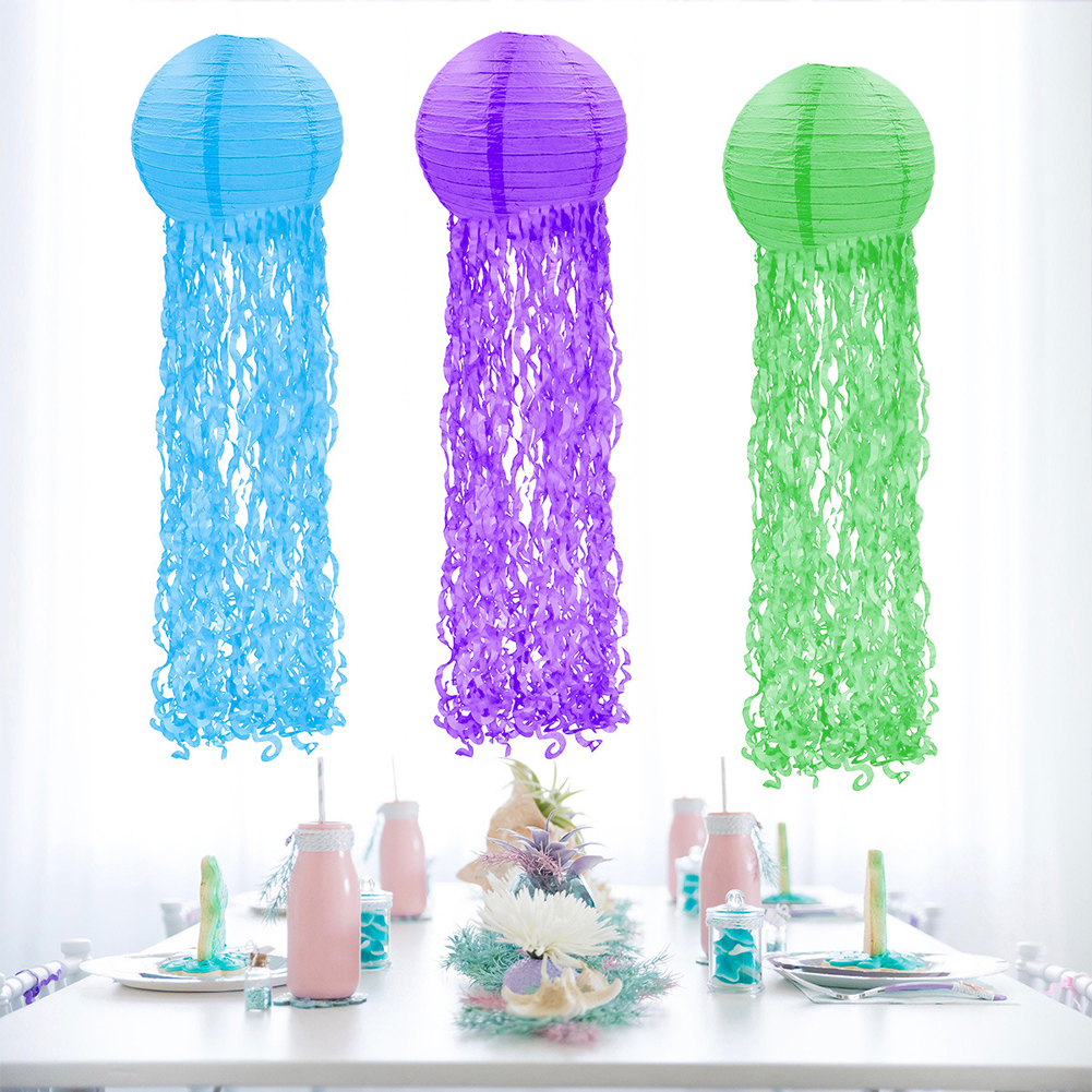 4-Pack Jellyfish Paper Lantern - Baby Nursery Ocean Theme 리뷰 및 가격