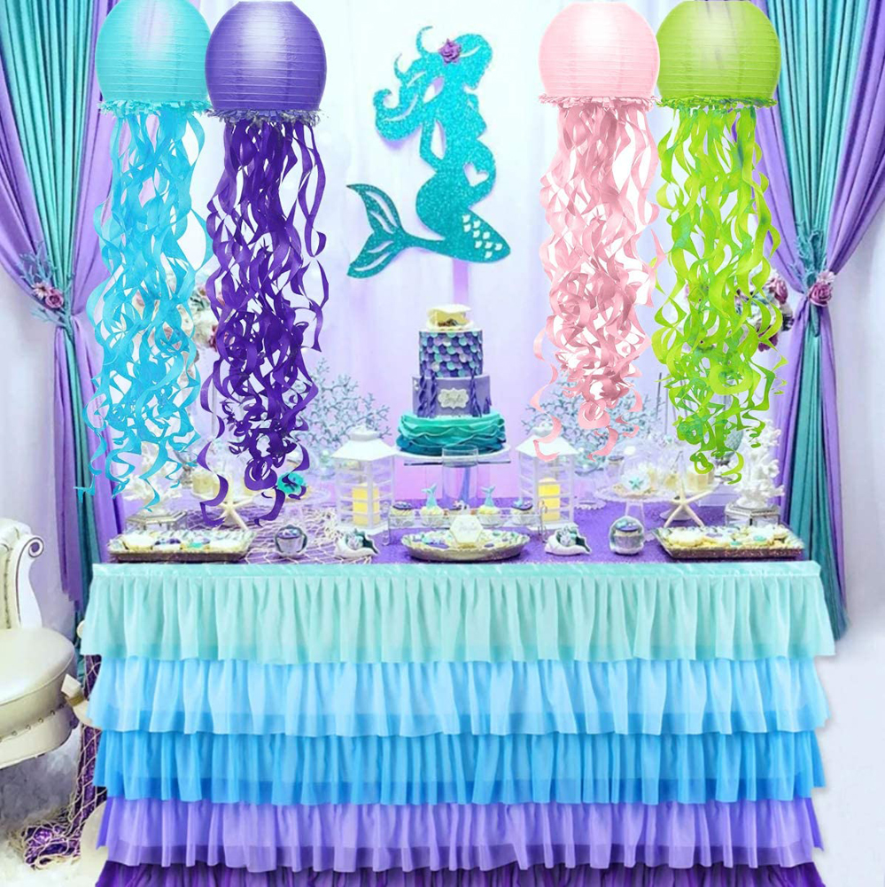 4-Pack Jellyfish Paper Lantern - Baby Nursery Ocean Theme 리뷰 및 가격