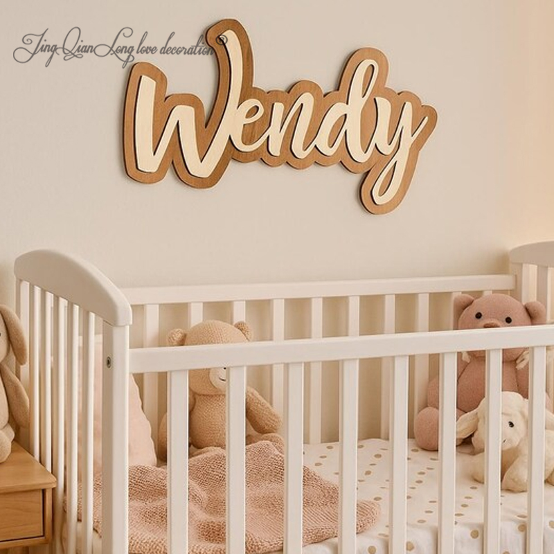 Customizable Layered Baby Name - Baby Nursery Decor Ideas 리뷰 및 가격