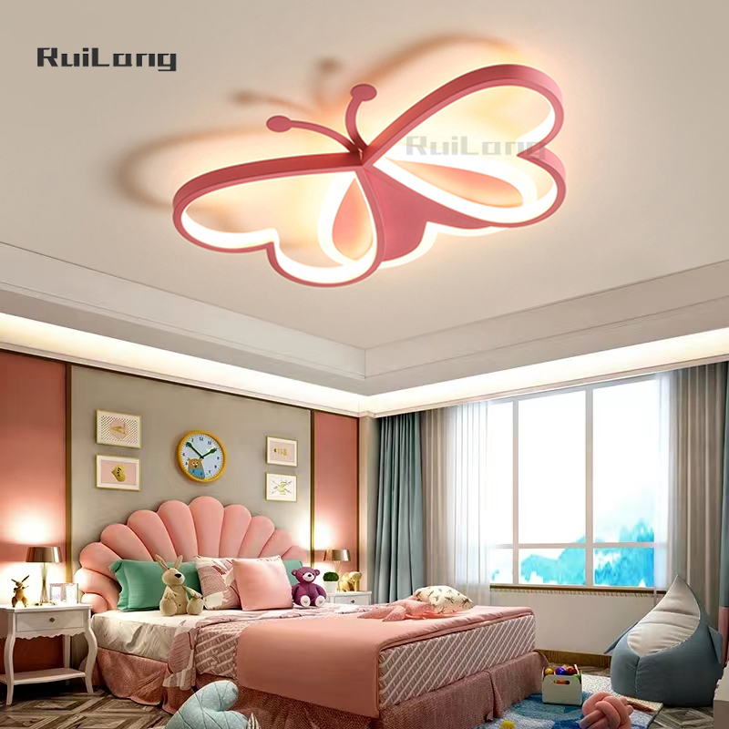 Cartoon Led Butterfly Ceiling  - Baby Nursery Chandelier 리뷰 및 가격
