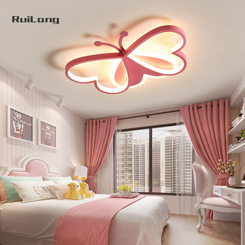 Cartoon Led Butterfly Ceiling  - Baby Nursery Chandelier 리뷰 및 가격