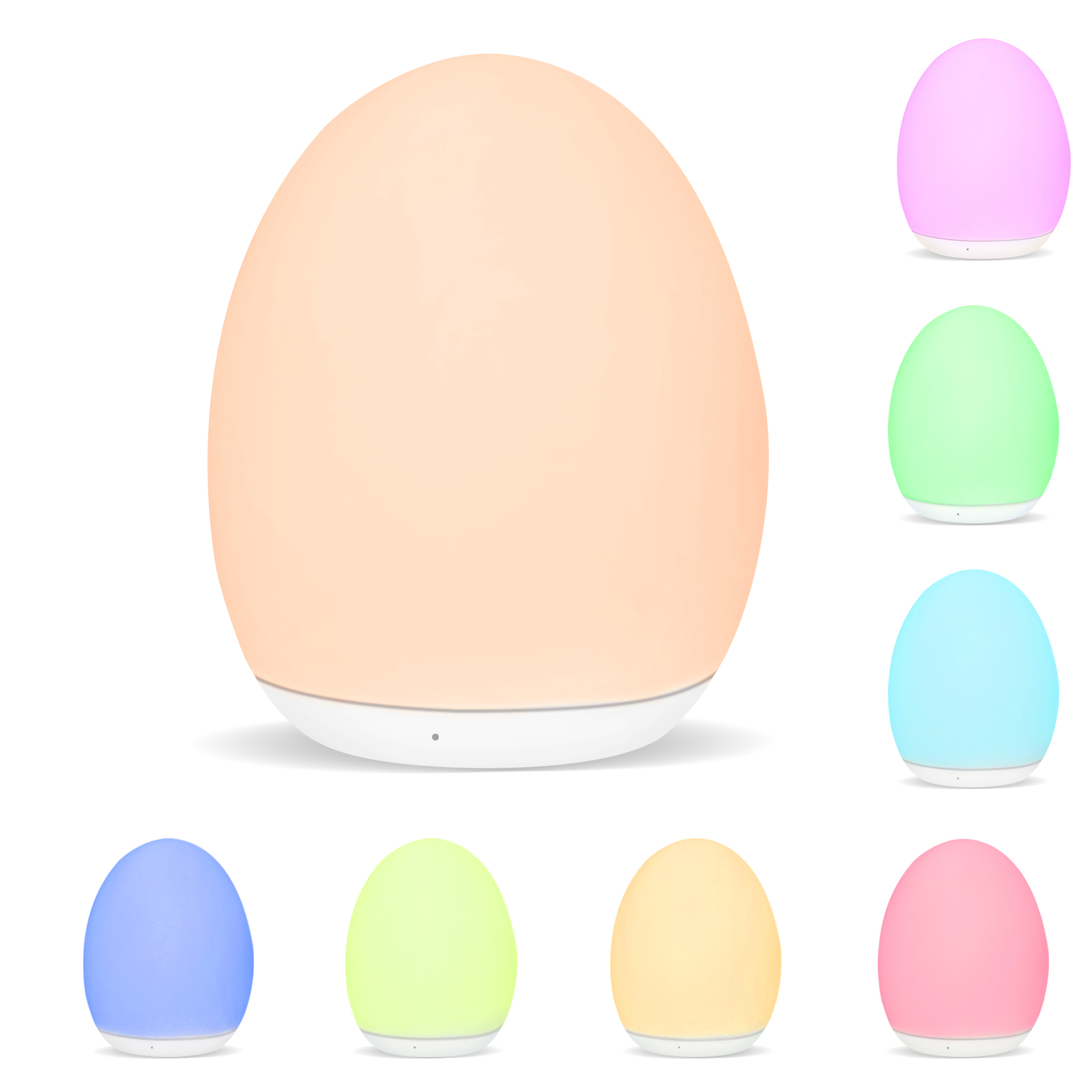 LED Dimmable Bedside Lamp Rech - Baby Nursery Egg Light 리뷰 및 가격