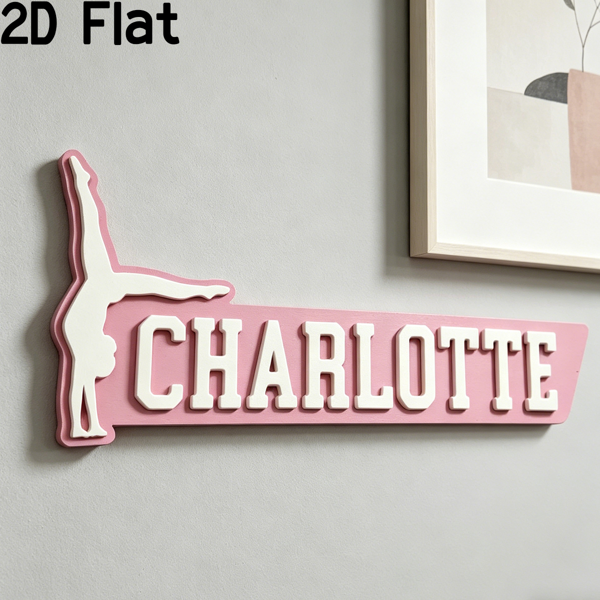 1Pc Custom GYM Sports Style Wo - Baby Nursery Wall Decor 리뷰 및 가격