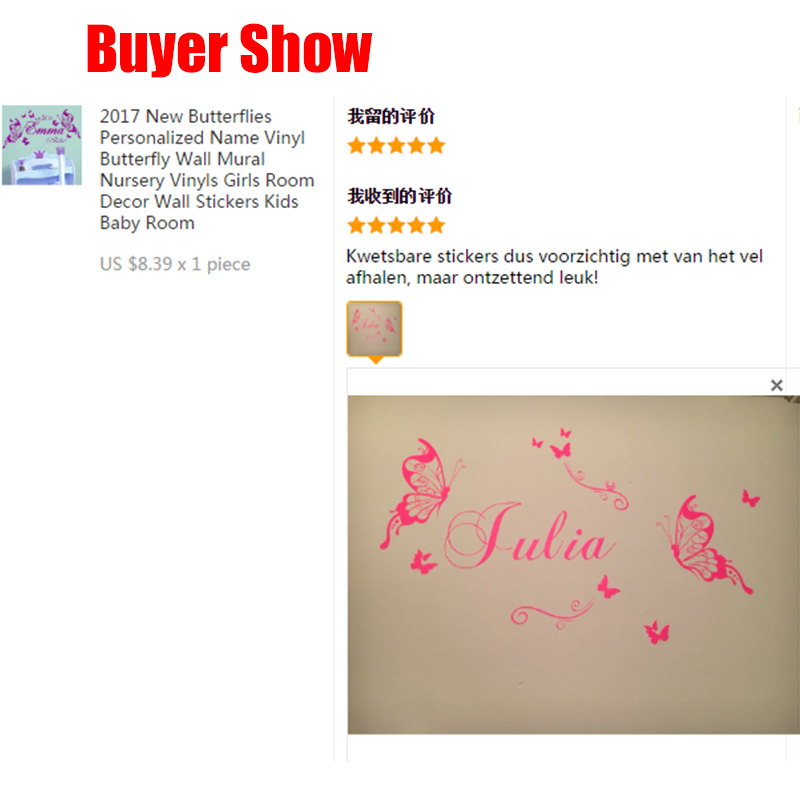 New Butterflies Personalized N - Baby Nursery Girl Room 리뷰 및 가격