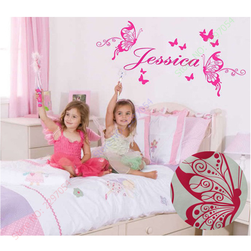 New Butterflies Personalized N - Baby Nursery Girl Room 리뷰 및 가격