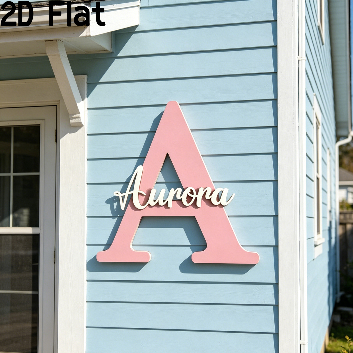 1Pc Custom Pink Alphabet A Woo - Baby Nursery Office 리뷰 및 가격