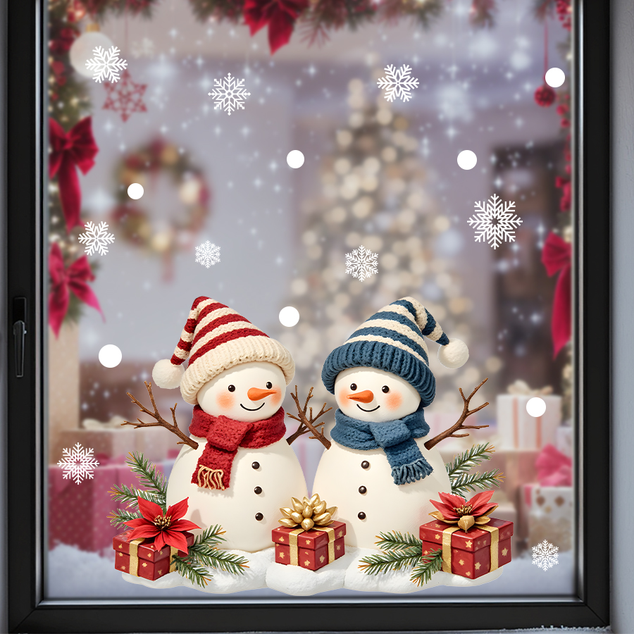 ​Christmas Window Stickers Sno - Wall Decal Nursery 리뷰 및 가격