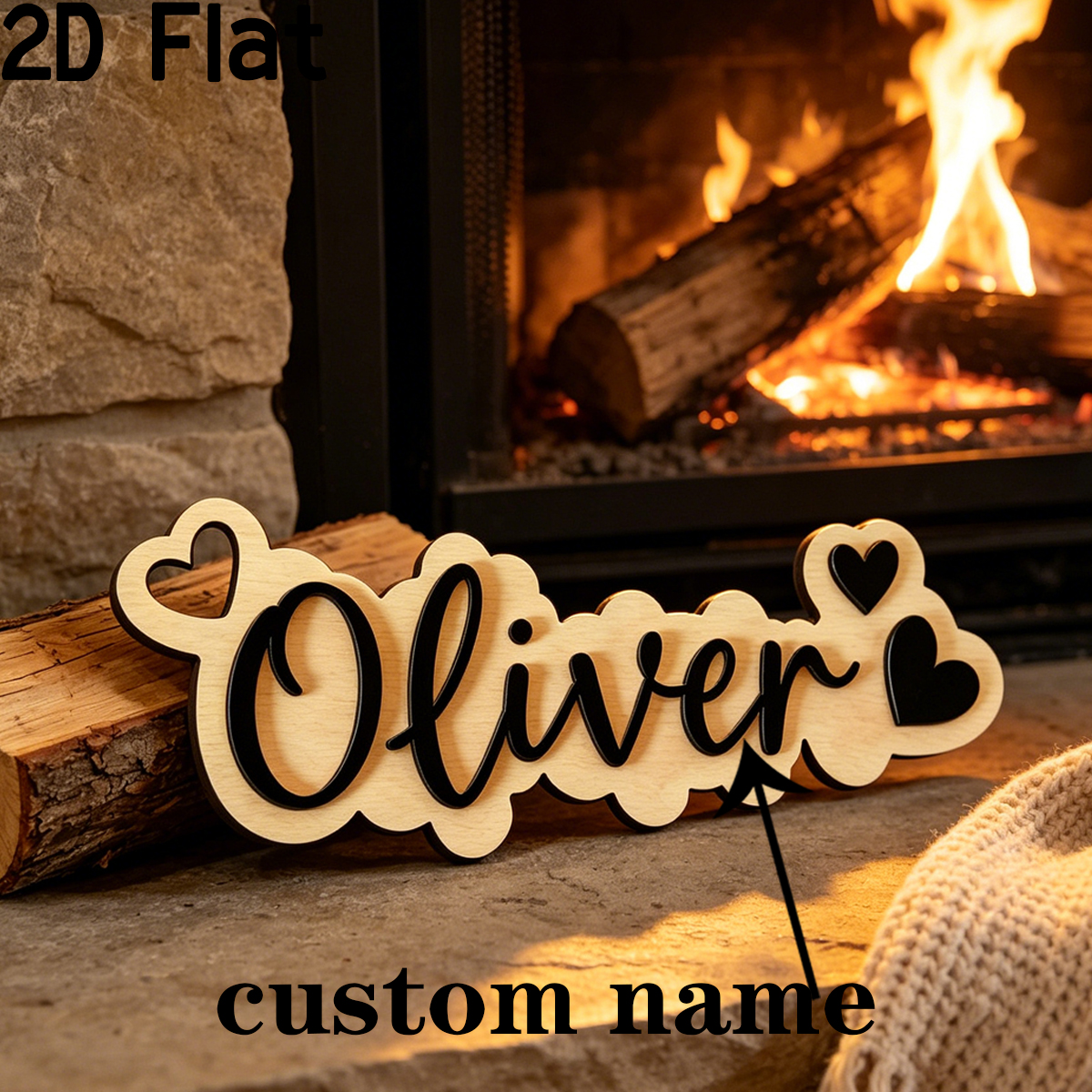 1Pc Custom Love Decor Wooden A - Baby Nursery Wall Decor 리뷰 및 가격