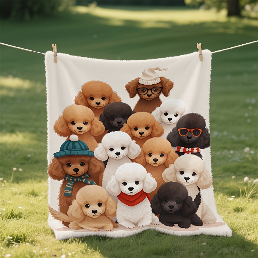 Fluffy Dog Friends Blanket Thr - Baby Nursery Decor Ideas 리뷰 및 가격