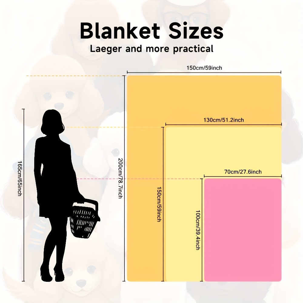 Fluffy Dog Friends Blanket Thr - Baby Nursery Decor Ideas 리뷰 및 가격