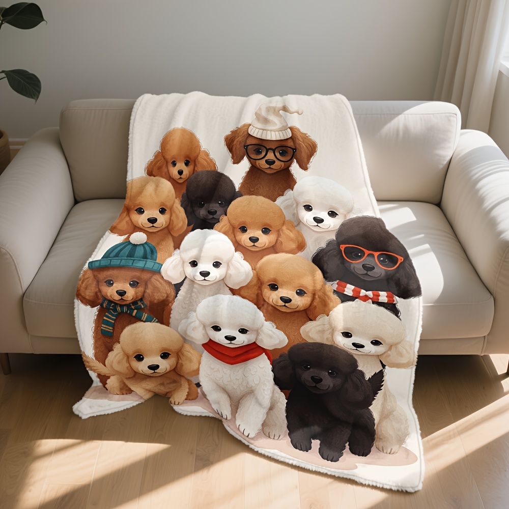 Fluffy Dog Friends Blanket Thr - Baby Nursery Decor Ideas 리뷰 및 가격