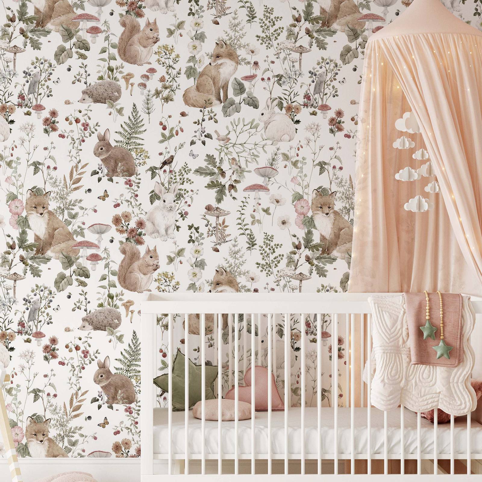 Forest Babies MuraL, Boys Nurs - Baby Nursery Vintage 리뷰 및 가격