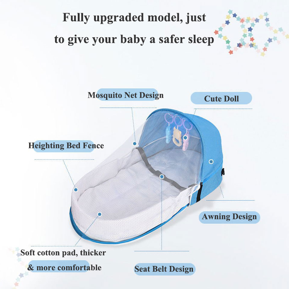 Portable Travel Baby Crib Fold - Baby Nursery Sets 리뷰 및 가격