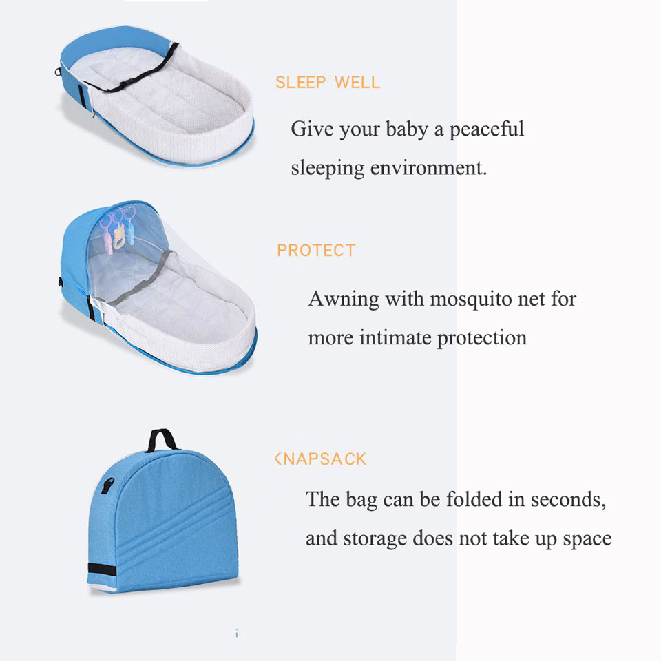 Portable Travel Baby Crib Fold - Baby Nursery Sets 리뷰 및 가격