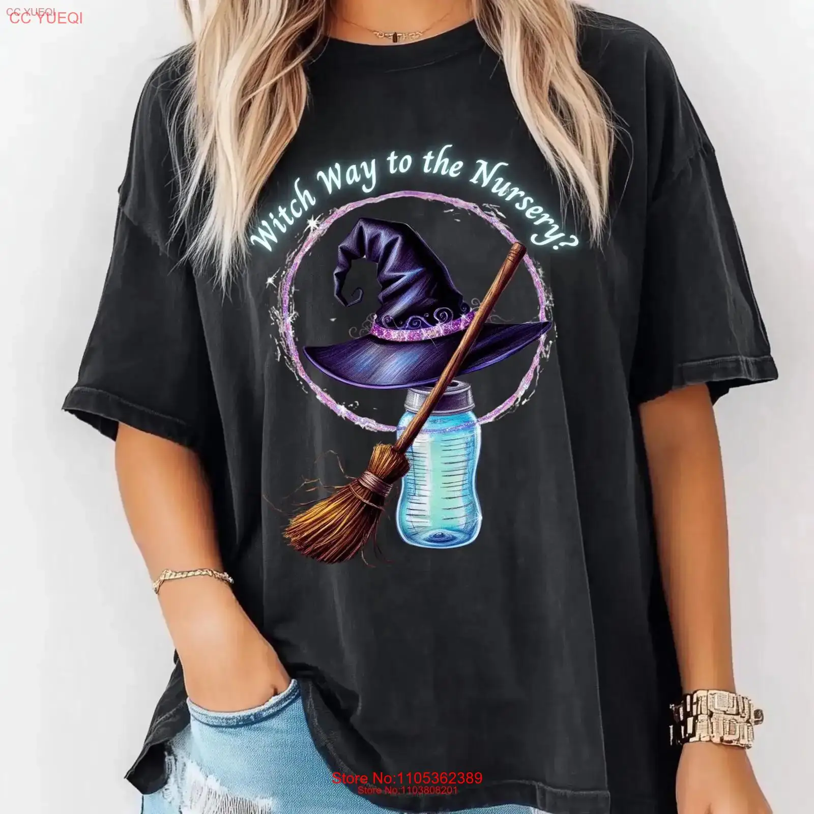 Witch Way To The Nursery T shi - Baby Nursery Vintage 리뷰 및 가격