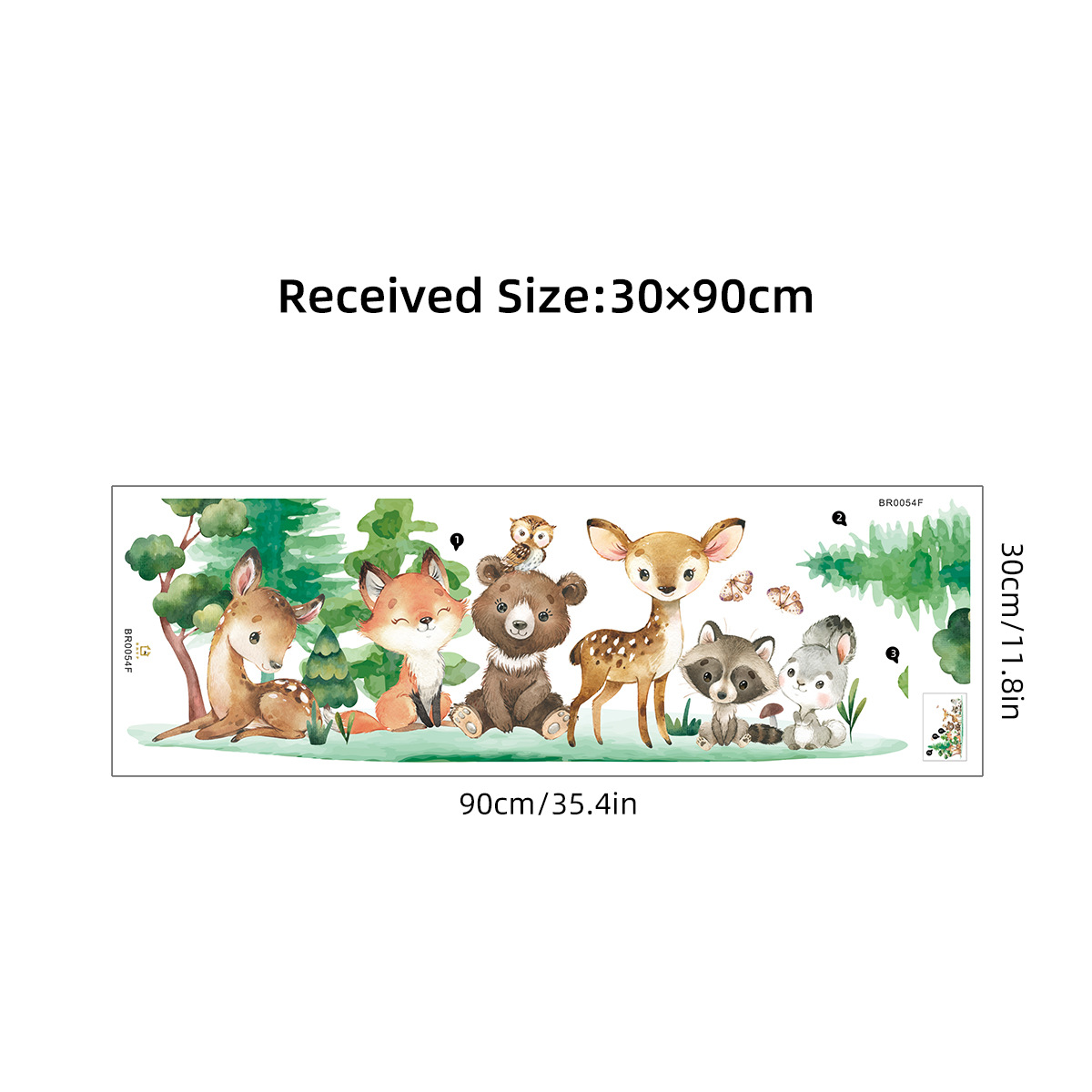 Forest Animals Theme Bear Deer - Baby Nursery Animal Theme 리뷰 및 가격