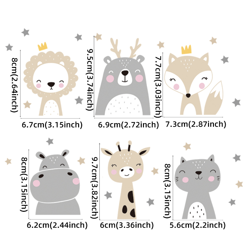 6pcs/set Boho Color Cute Smile - Baby Nursery Sets 리뷰 및 가격