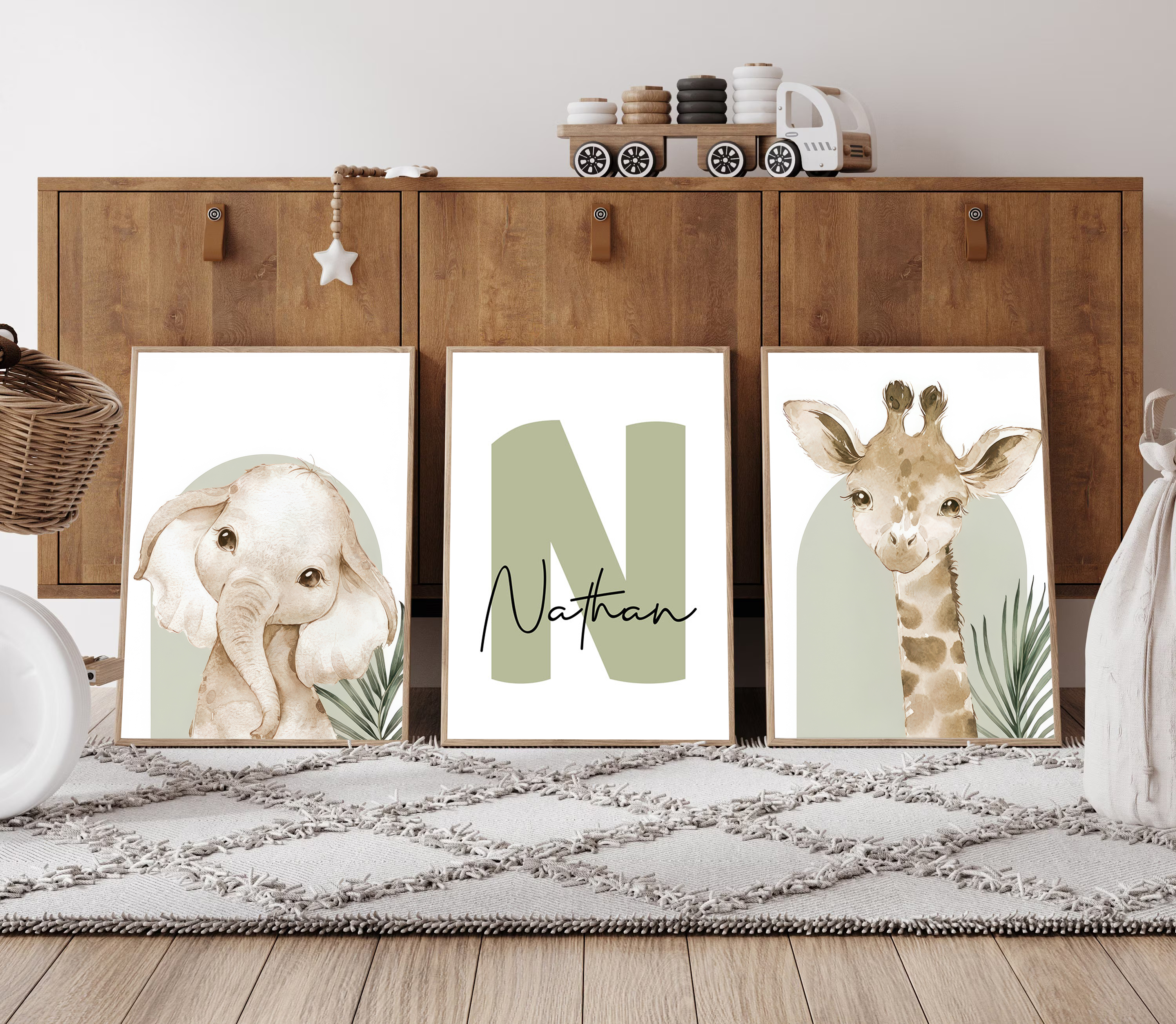 3pcs/set Customized Personaliz - Baby Nursery Wall Decor 리뷰 및 가격