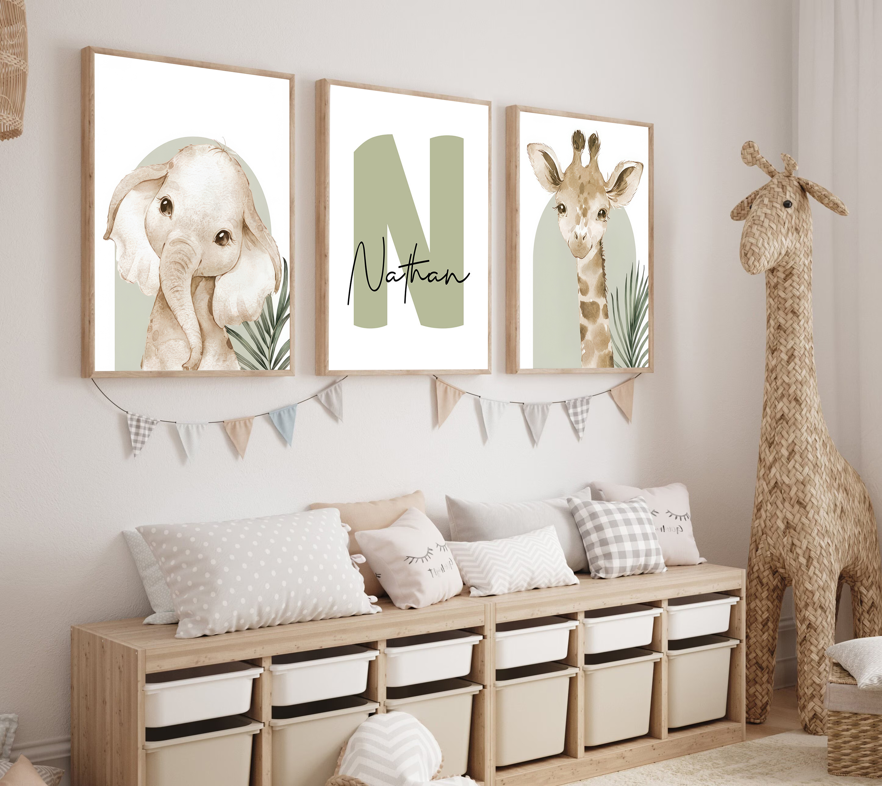 3pcs/set Customized Personaliz - Baby Nursery Wall Decor 리뷰 및 가격
