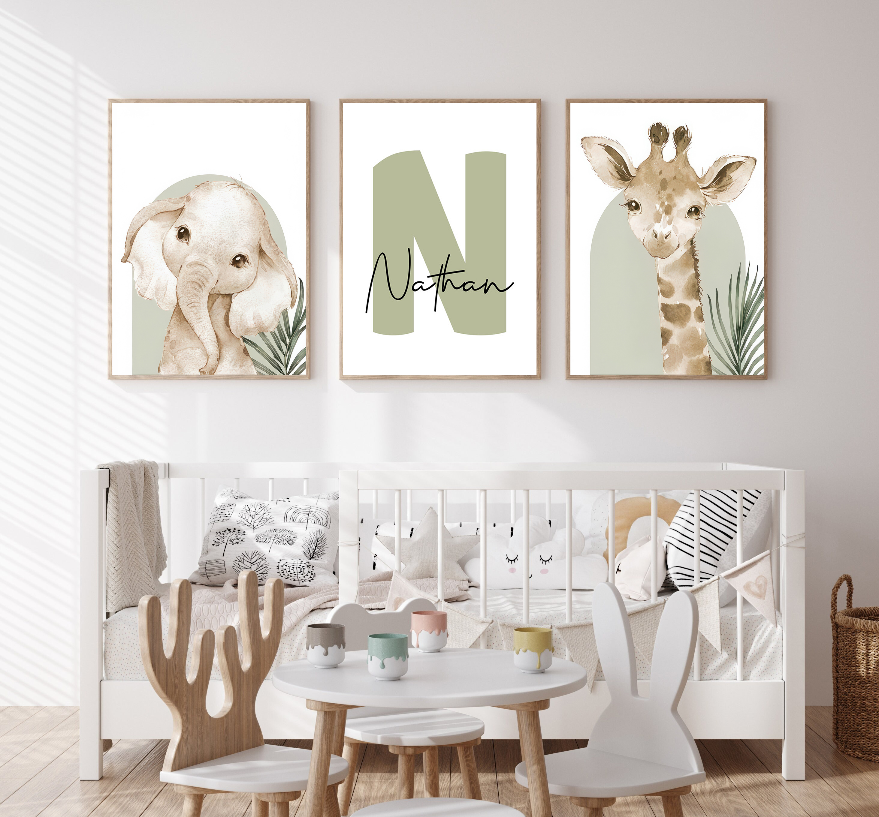 3pcs/set Customized Personaliz - Baby Nursery Wall Decor 리뷰 및 가격