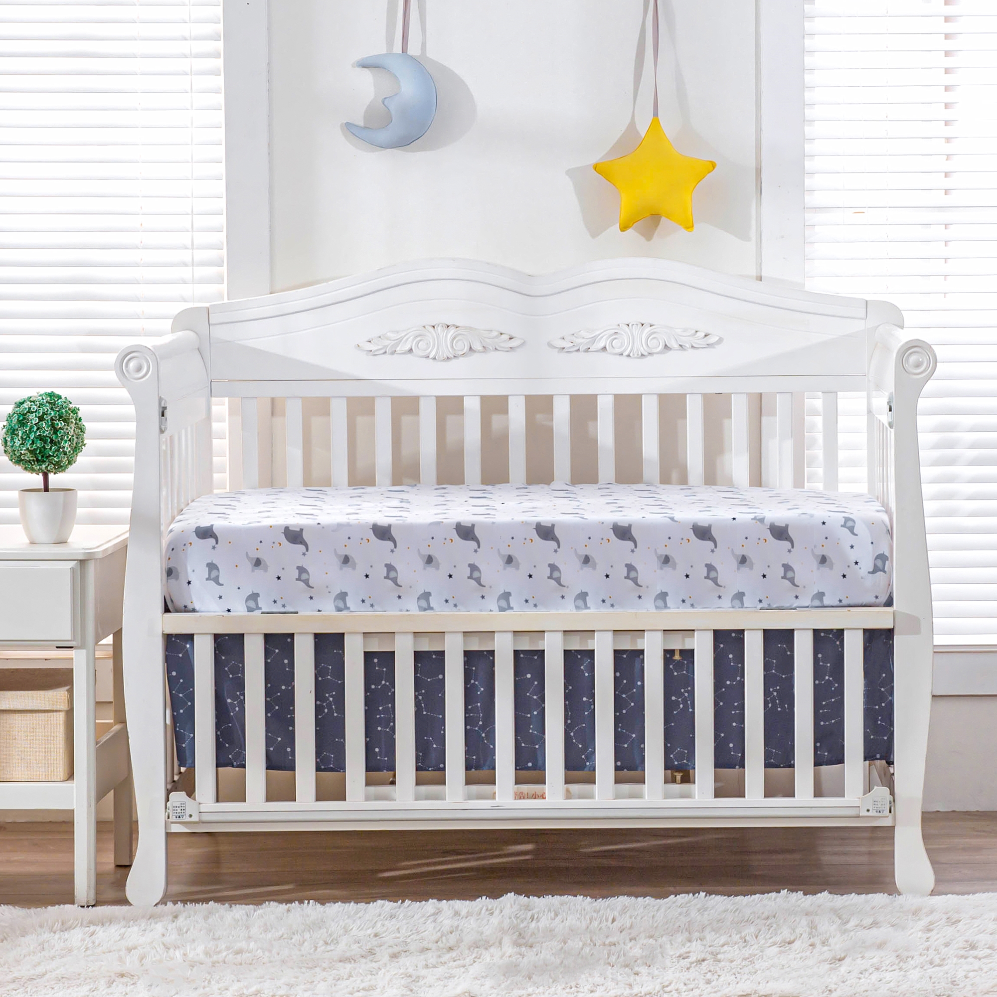 3Pcs Cosmic theme newborn Crib - Baby Nursery Animal Theme 리뷰 및 가격