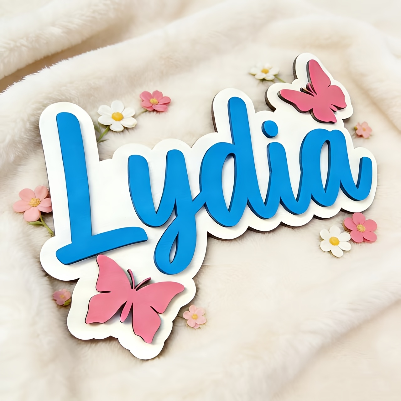 Personalized Blue & Pink Butte - Baby Nursery Decorations 리뷰 및 가격