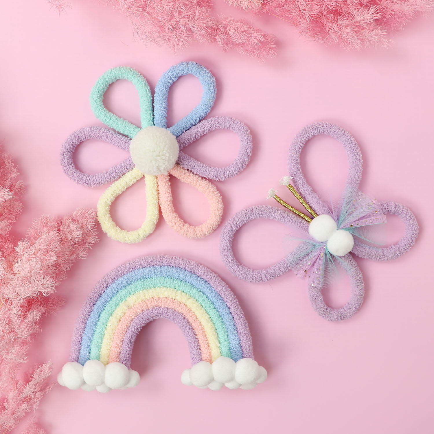 Nordic Rainbow Daisy Flower  B - Baby Nursery Girl Room 리뷰 및 가격
