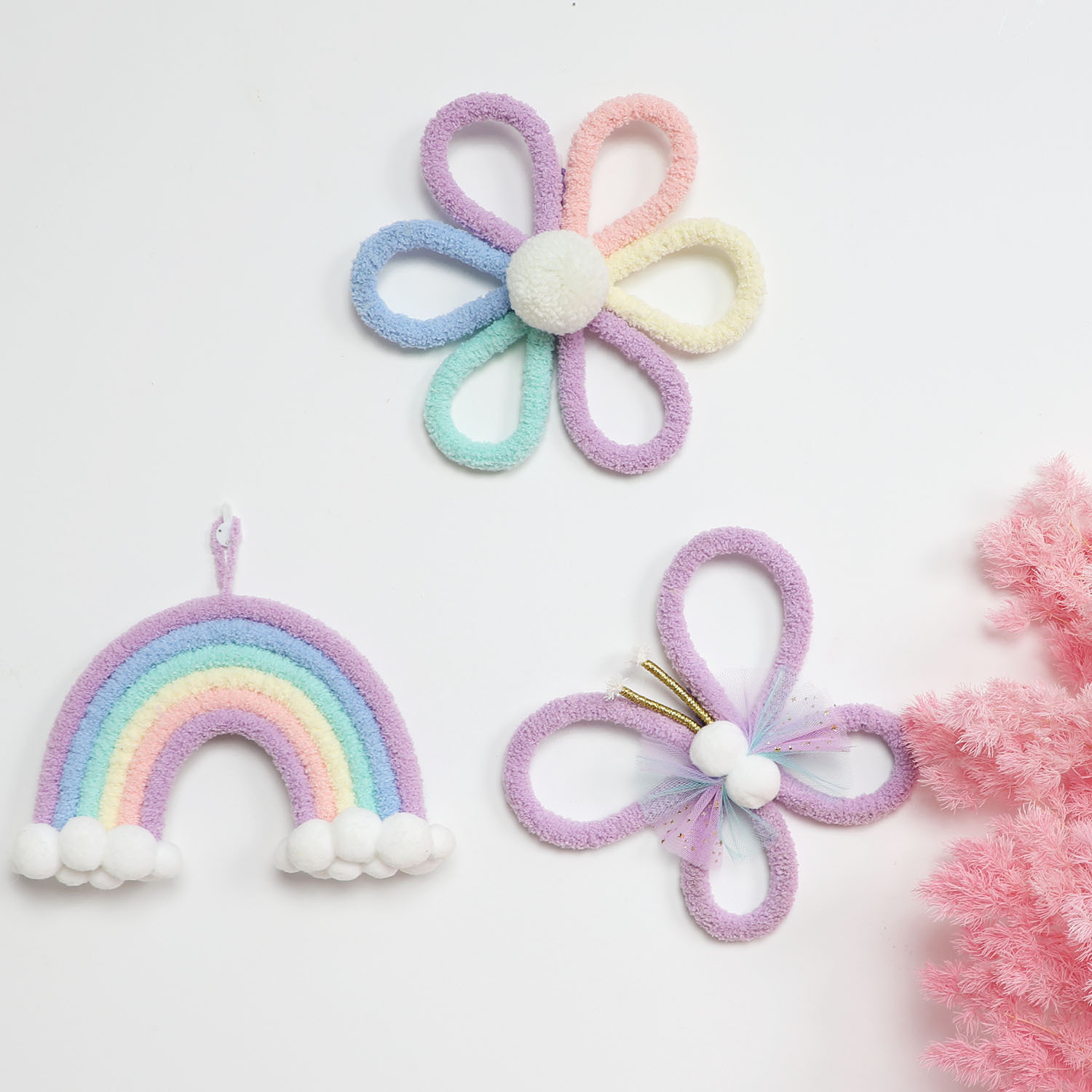 Nordic Rainbow Daisy Flower  B - Baby Nursery Girl Room 리뷰 및 가격