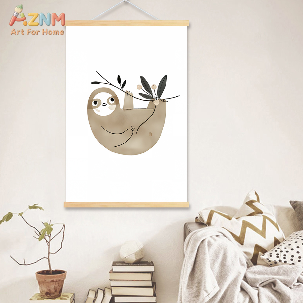 AZNM Neutral Boho Safari Anima - Baby Nursery Art 리뷰 및 가격