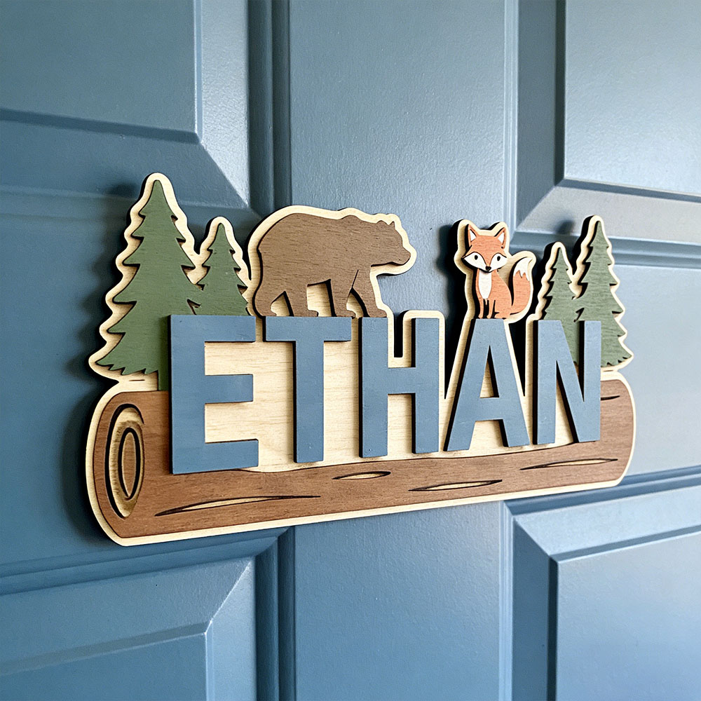 Woodland Forest Animal Persona - Baby Nursery Wall Decor 리뷰 및 가격