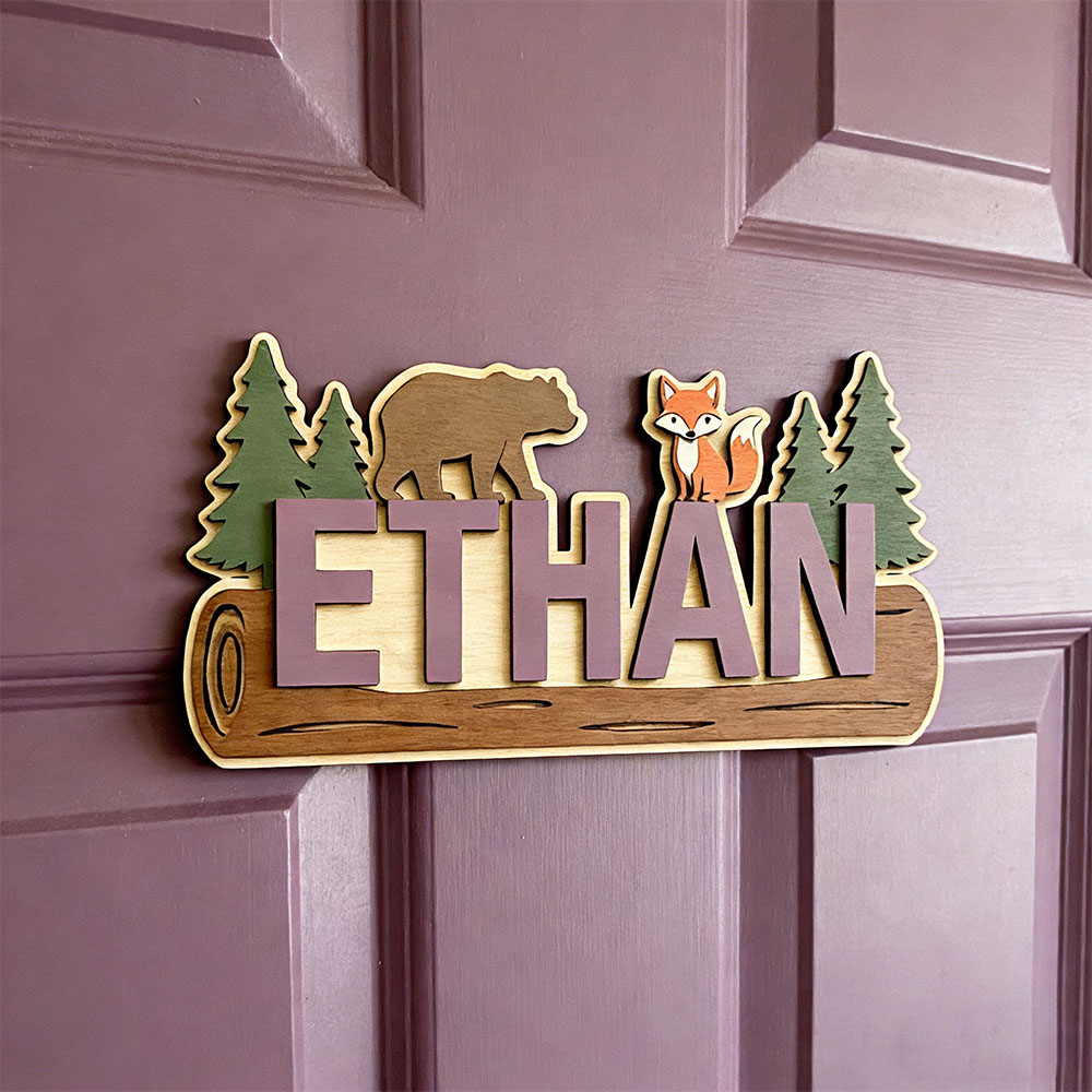 Woodland Forest Animal Persona - Baby Nursery Wall Decor 리뷰 및 가격