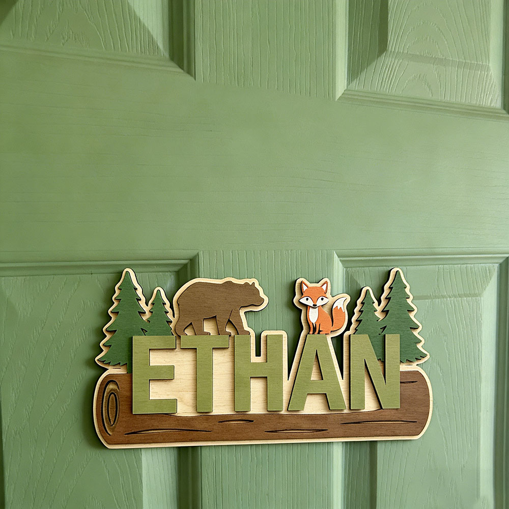 Woodland Forest Animal Persona - Baby Nursery Wall Decor 리뷰 및 가격