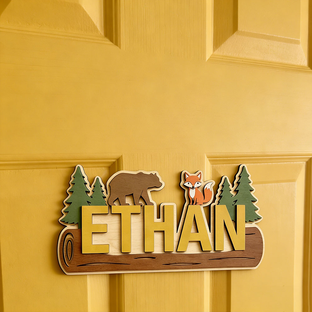 Woodland Forest Animal Persona - Baby Nursery Wall Decor 리뷰 및 가격