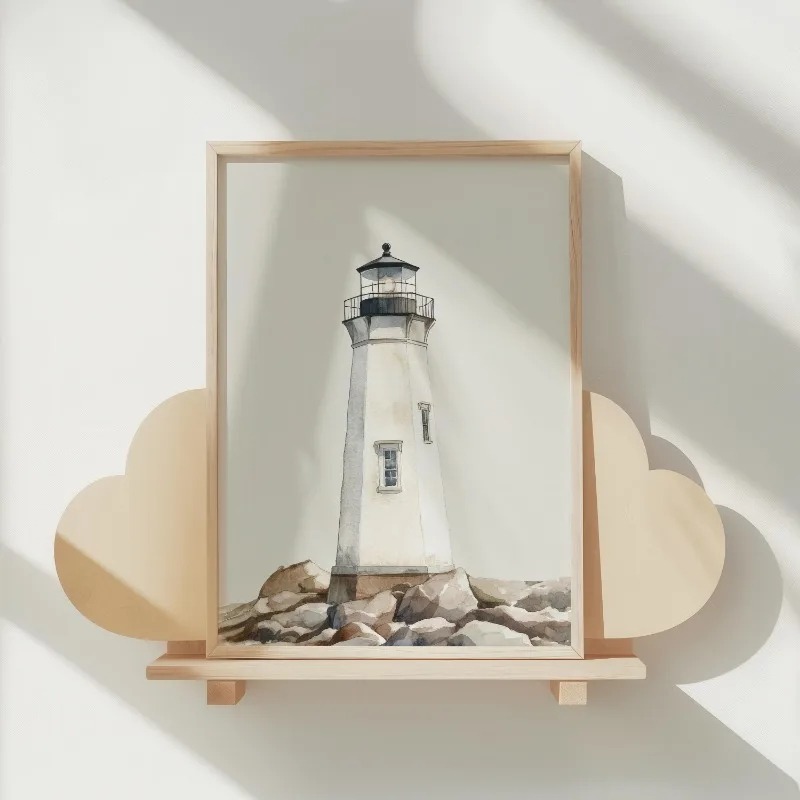 Neutral Nautical Nursery Art V - Baby Nursery Vintage 리뷰 및 가격