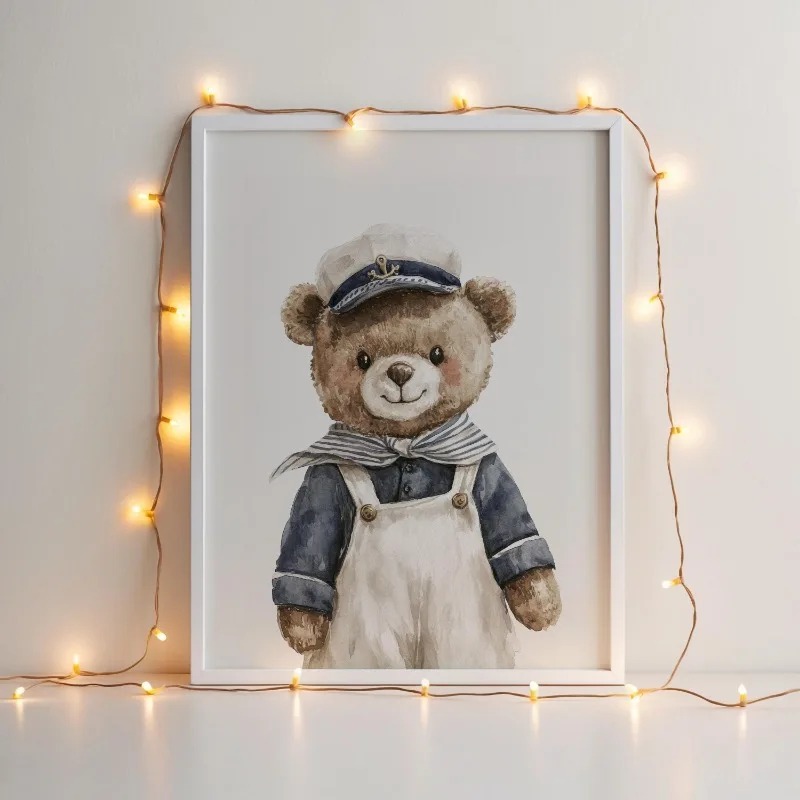 Neutral Nautical Nursery Art V - Baby Nursery Vintage 리뷰 및 가격