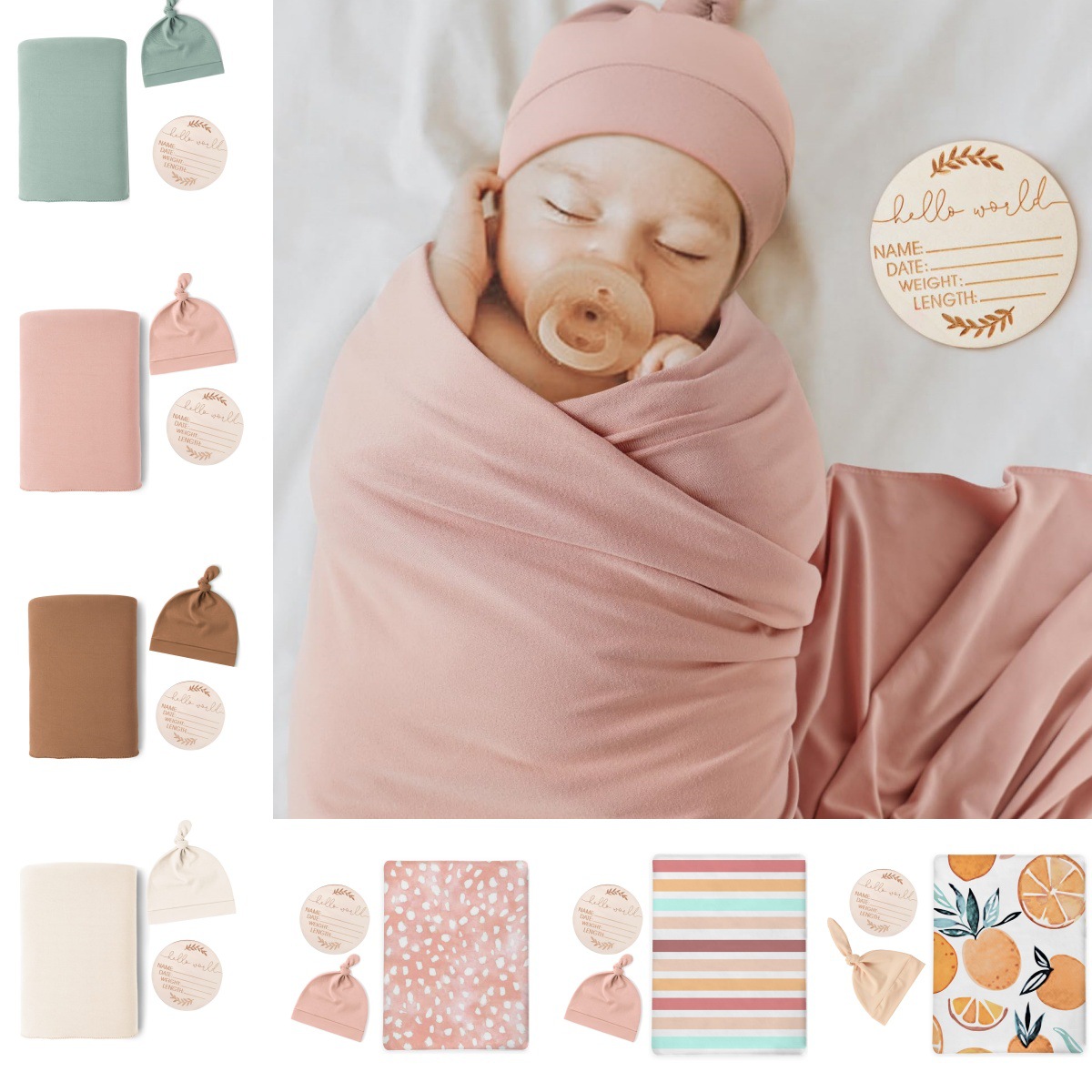 Newborn Baby Receiving Blanket - Baby Nursery Sets 리뷰 및 가격