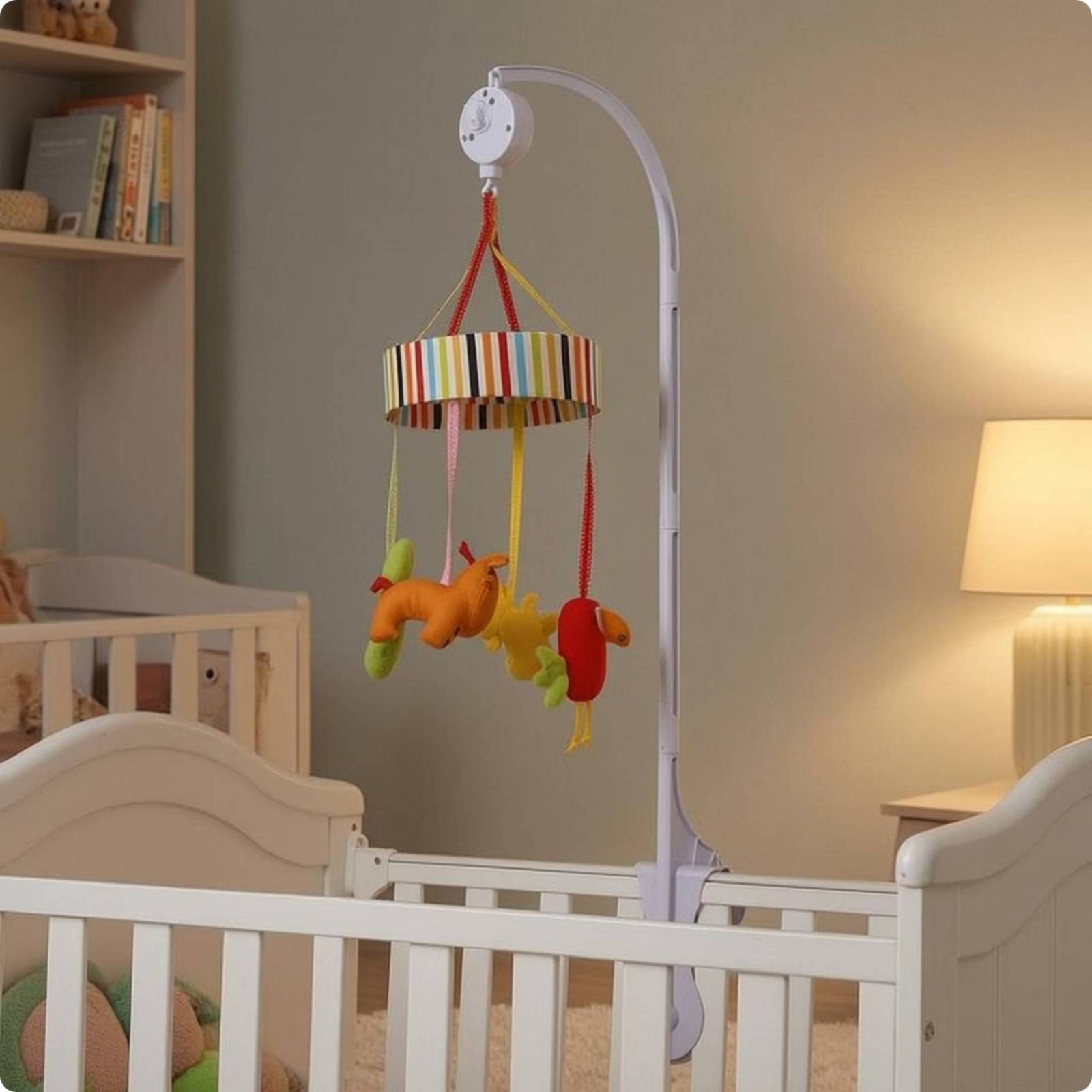 Baby Crib Mobile Stand White C - Baby Nursery Decorations 리뷰 및 가격