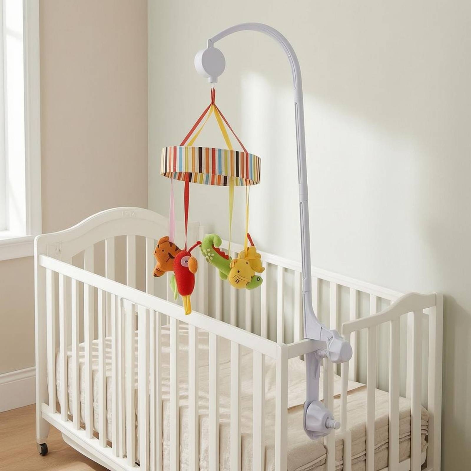 Baby Crib Mobile Stand White C - Baby Nursery Decorations 리뷰 및 가격