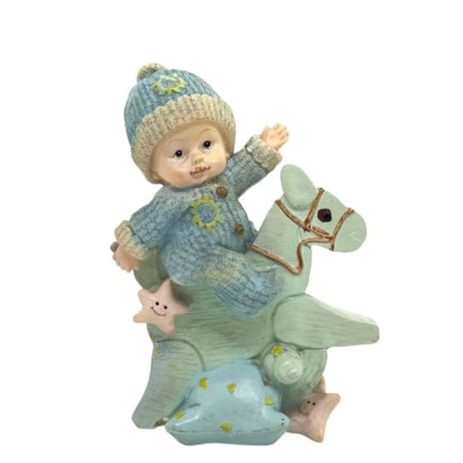 Blue Polyresin White Baby Boy  - Baby Nursery Sets 리뷰 및 가격