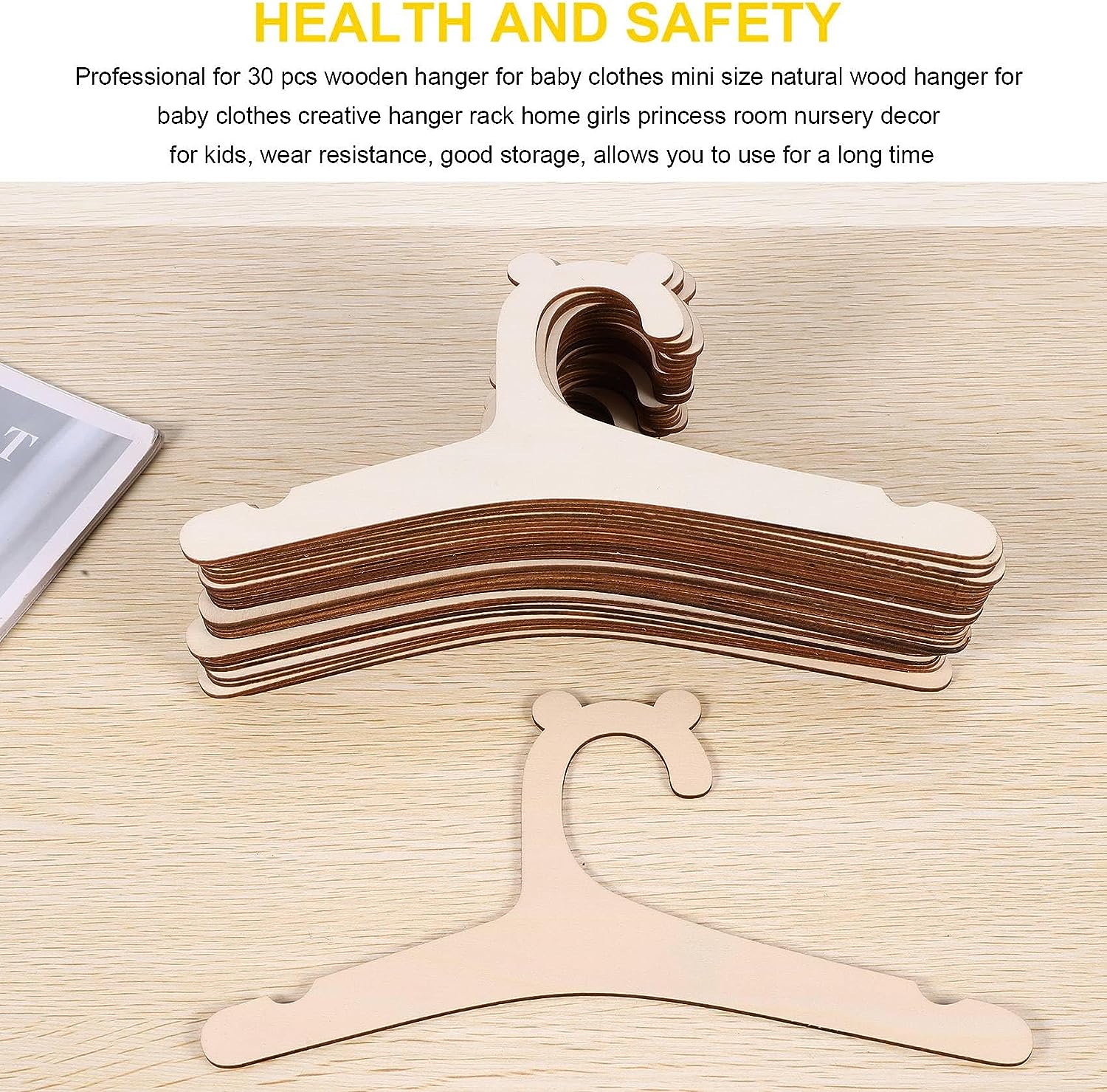 20pcs Baby Clothes Rack Wooden - Baby Nursery Uniform 리뷰 및 가격