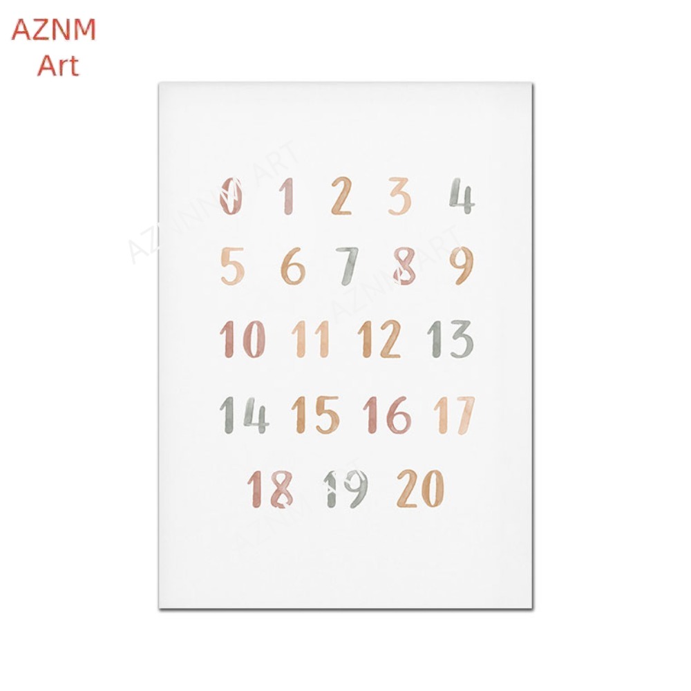 1/3PCS ，Poster Custom ABC 123  - Baby Nursery Name Wall Art 리뷰 및 가격