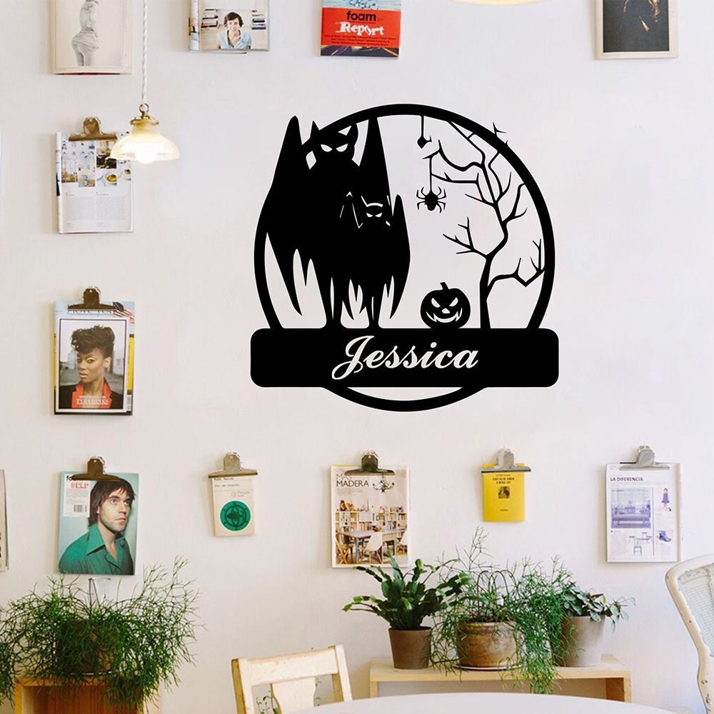 1PC Hot Sale Bat Halloween Cus - Wall Decal Nursery 리뷰 및 가격