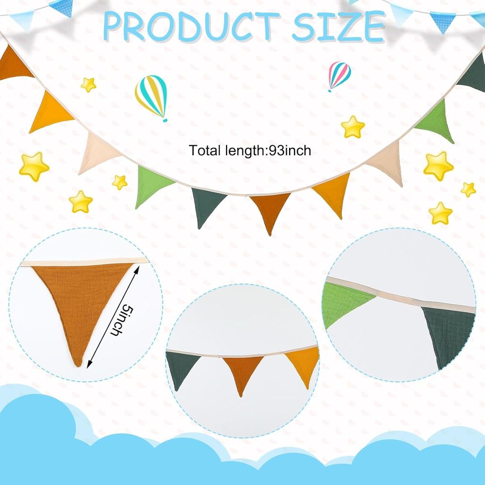 7.75ft Vintage-Colored Pennant - Baby Nursery Vintage 리뷰 및 가격