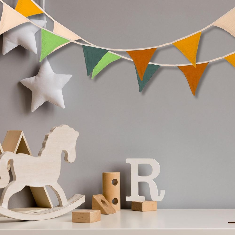 7.75ft Vintage-Colored Pennant - Baby Nursery Vintage 리뷰 및 가격